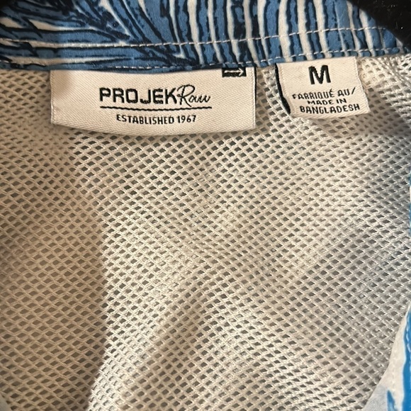 Projek Raw Inc Men’s Medium Tropical button down shirt - Picture 8 of 12